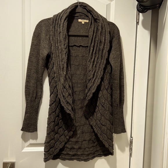 Firenze Italian alpaca wool blend Cardigan - Picture 1 of 7
